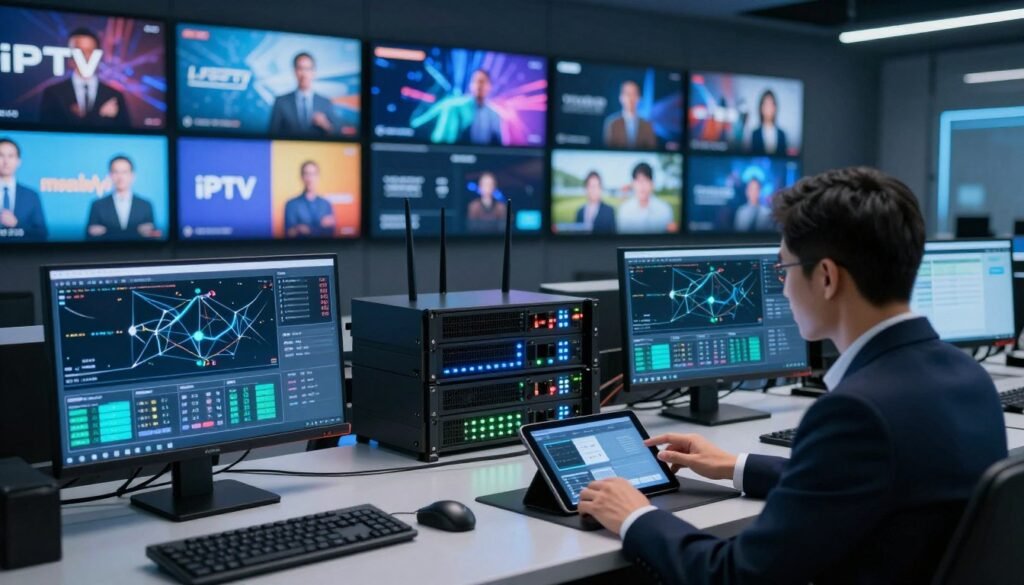 IPTV streaming network optimization setup